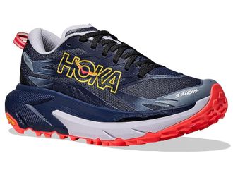 Hoka One One Mafate 5 Womens Running Shoes Midnight Blue/Starlight Glow : 10.5 B - Medium, Textile