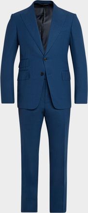 Tom Ford Men & apos;s Shelton Wool Sharkskin Two-Piece Suit