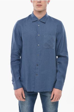 Berluti Linen Shirt With Chest Pocket size 41