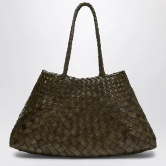 Dragon Diffusion Santa Croce large bag khaki green