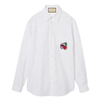Gucci Maxi GG Oxford Cotton Shirt White 782498-ZAQH1-9692