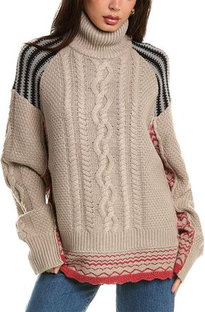 Tracy Reese Turtleneck Wool-Blend Sweater