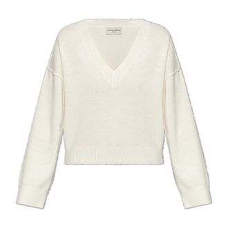 Officine G&eacute;n&eacute;rale Cashmere Knitwear, female, Beige, Size: S Misty Sweater