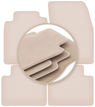 OEM Alfombrillas Beige Premium Para Nissan X-trail Iii T32 Fl Suv 2017-2021