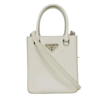 Prada Pre-owned Mini Bags, female, White, Size: ONE SIZE Pre-owned Mini Shoulder Tote