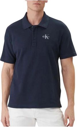 Calvin Klein Jeans Polo Shirts - Heren - Polos - Blauw - L - Tops
