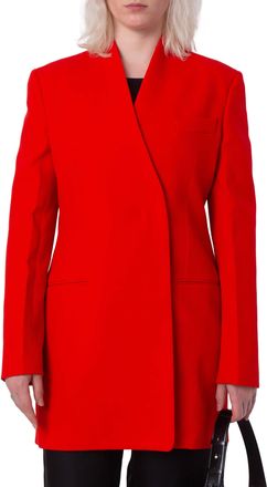 Ferragamo Ferragamo Single-Breasted Fitted Wool Blazer