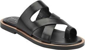 Marc Fisher Genella Slide Sandal in Black at Nordstrom Rack, Size 5.5