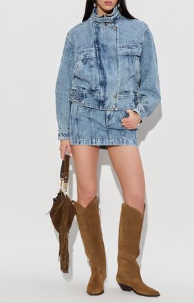 Isabel Marant Joseline Denim Jacket, Womens, Light Blue