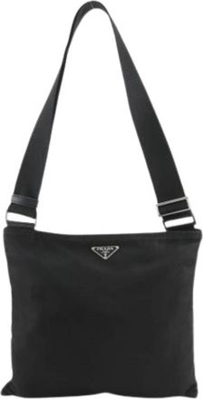 Prada Pre-owned Vintage Schoudertas - Dames - Vintage Schoudertas - Zwart - ONE Size - Nylon - Vintage