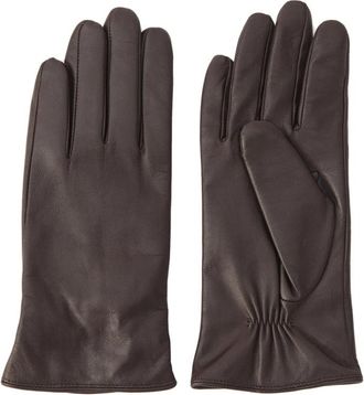 Part Two Leren Handschoenen Hot Fudge - Dames - Handschoenen - Bruin - 7 IN - Leer - Accessoires