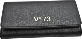 V&deg; 73 Zwarte Portemonnees voor Mannen en Vrouwen - Dames - Portefeuilles - Zwart - ONE Size - Accessoires