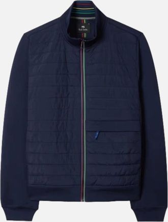 Paul Smith Mens PS Paul Smith Mixed Media Jacket 49 DK NAVY - Size: 40/Regular