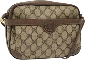 Gucci Pre-owned Cross Body Bags, female, Beige, Size: ONE SIZE Pre-owned Plastic gucci-bags