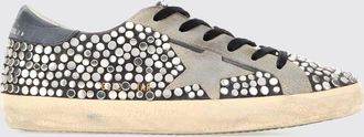 Golden Goose Sneakers Super-Star in pelle con borchie ed effetto usurato