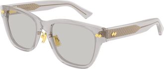 Bottega Veneta Sunglasses - unisex - Bottega Veneta - Sunglasses - Gray - 55 MM - Accessories