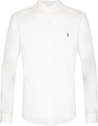 Polo Ralph Lauren Long Sleeve Sport Shirt - Heren - Casual Overhemden - Wit - XL - Overhemden