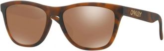 Oakley Frogskins Zonnebril - Heren - Zonnebrillen - Bruin - 55 MM - Accessoires