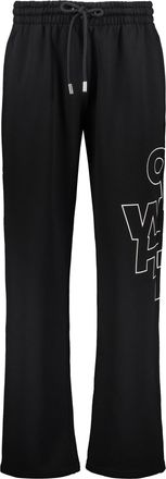 Off-white Versatile Black Pants With Modern Design