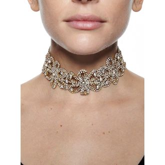 Eye Candy Los Angeles Eye Candy Los Angeles Pluto Crystal Choker in Gold at Nordstrom Rack
