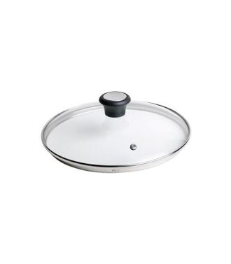 T-fal 28097812 Tapa De Cacerola De Vidrio 30 Cm Negro Turquesa