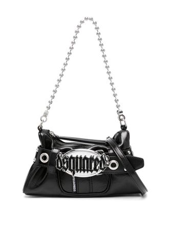 Dsquared2 Clutch Gothic Belt in pelle - Nero