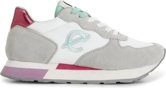 Caf&egrave;noir Platform Suede & Technical Fabric Sneakers - Dames - Sneakers - Veelkleurig - 37 EU - Leer - Schoenen