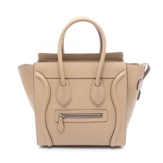 Celine Beige Leather Tote Bag (Pre-Owned)