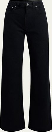 Khaite Dane High-Rise Wide-Leg Jeans