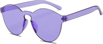 Generic Fashionable Outdoor Driving Mens Sunglasses Vacation Party Woman Sun Glasses(Purple)