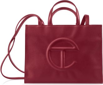 Telfar Medium Shopping Bag, Oxblood, M