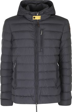 Parajumpers Quilted Hooded Down Jacket With High Neck And Double-Slider Zipper