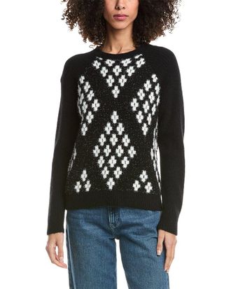 3.1 Phillip Lim Argyle Jacquard Relaxed Pullover