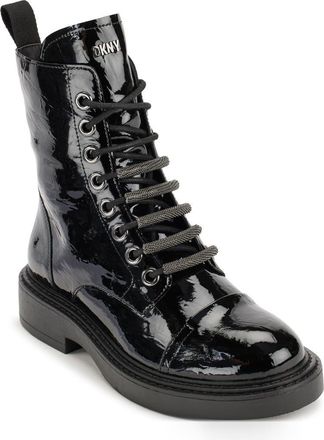 DKNY Iris Combat Boot in Black at Nordstrom Rack, Size 6.5