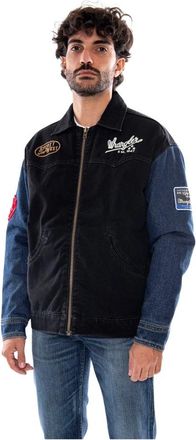 Wrangler Trailrider Jacket - Heren - Jassen - Blauw - Maat: XL Denim