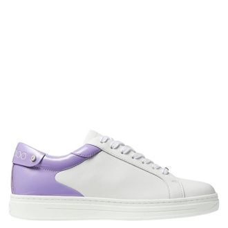 Jimmy Choo London Rome/F Leather Low-Top Sneakers, Brand Size 39.5 ( US Size 9.5 )