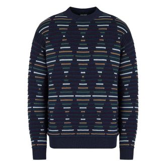 Giorgio Armani Rhombus Crewneck Jumper