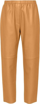 Forte_Forte leather tapered trousers - women - Leather - II - Neutrals