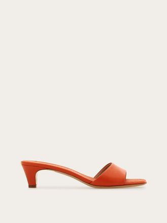 Ferragamo Women Low heeled mule Orange Size 2.5