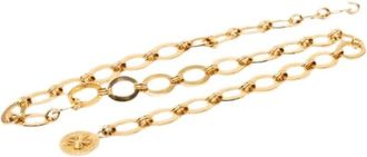 Chanel Pre-owned Belts, female, Yellow, Size: ONE SIZE Pre-owned Vintage Metal Belt
