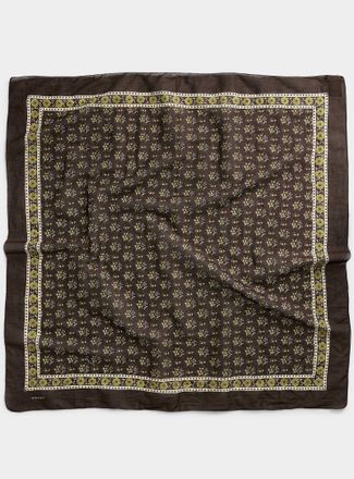 SOEUR Womens Flowers and hearts sheer scarf