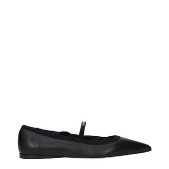 Ferragamo Carice Damens Ballerinas Leder Schwarz