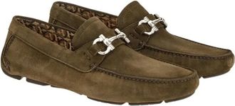 Ferragamo Mocassini Parigi Driving - - Shoes - Uomo - Verde - 38 1/2 EU