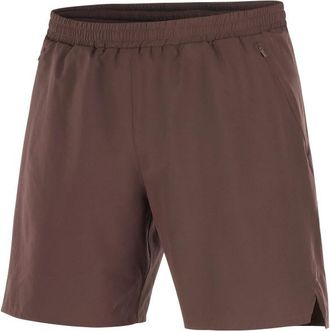 Salomon SHKout Core 2in1 7 Laufshorts für Herren | braun