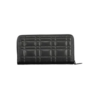 Calvin Klein Quilted Polyurethane Wallet - Black