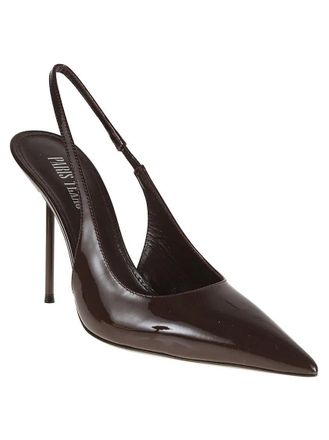 PARIS TEXAS Hohe Schuhe - Lidia Slingback - Gr. 35 (EU) - in Braun - f&uuml;r Damen