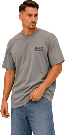 Emporio Armani 8Npt 25 T-Shirt - Heren - T-shirts - Grijs - L - Katoen - Tops