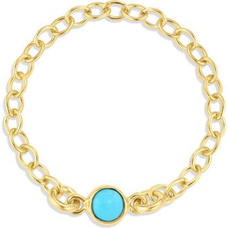 Set & Stones Renata Chain Ring in Gold at Nordstrom, Size 6