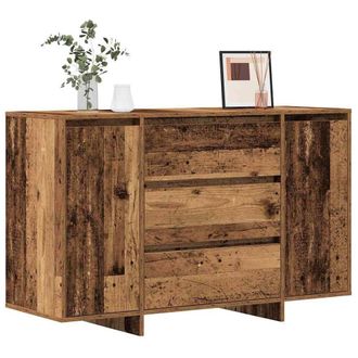 Berkfield Home Sideboard Old Wood 120x41x75 cm Engineered Wood in Brown | Size: 120 x 41 x 75 cm