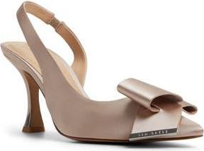 Ted Baker Lola Bow Pointed Toe Pump in Other Grey at Nordstrom Rack, Size 6.5